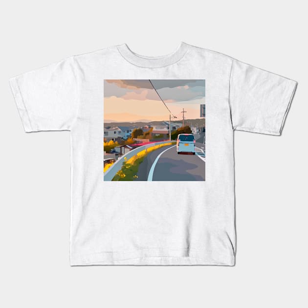 Roadtrip Kids T-Shirt by Playful Creatives